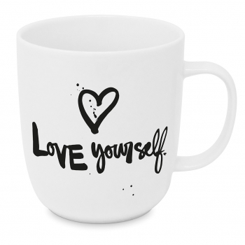 Tasse "love yourself" Mahlwerkk, der Kaffeeladen