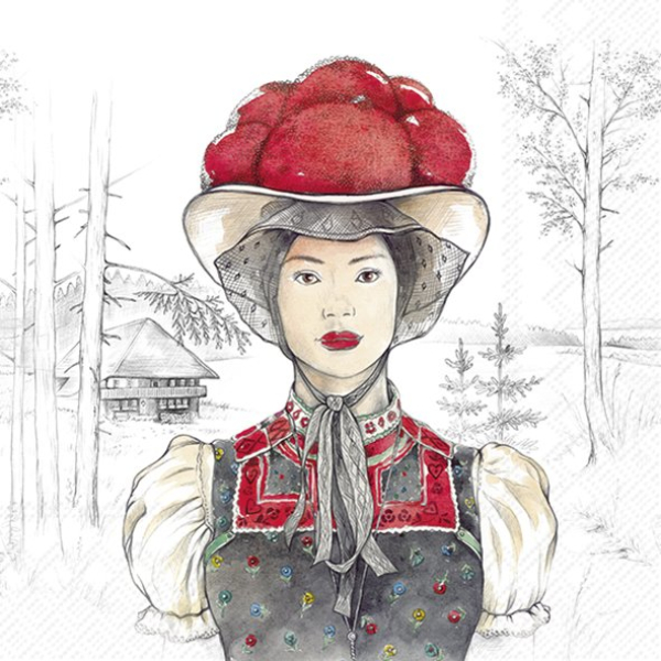 Servietten BLACKFOREST GIRL