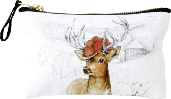 Reißverschlusstasche BLACK FOREST DEER